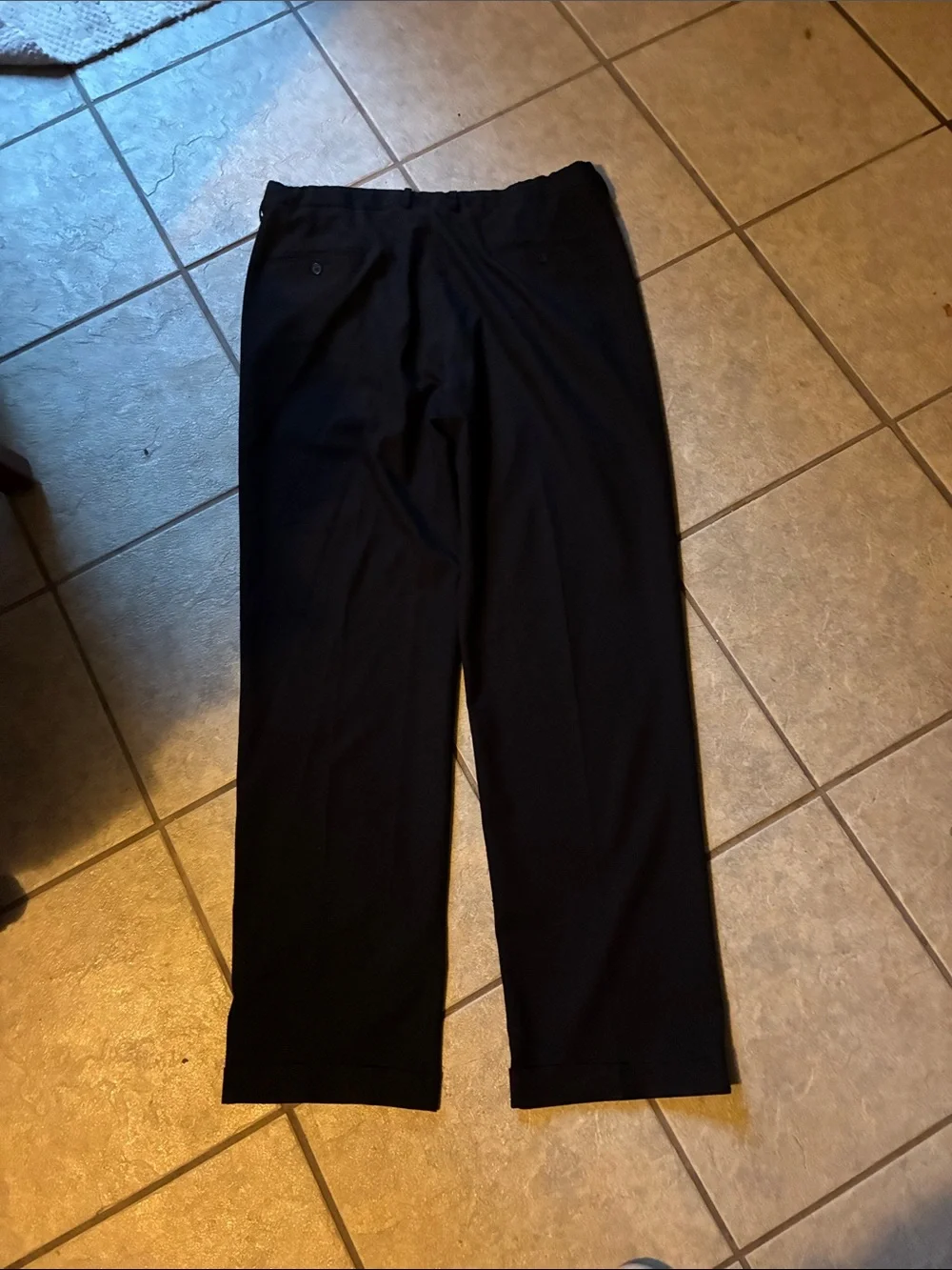 Men's Classic Black Dress Pants 38x34